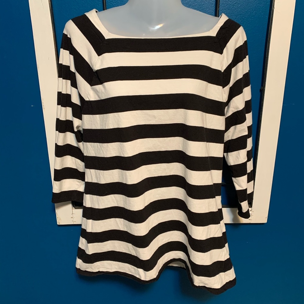 White House black market striped shirt